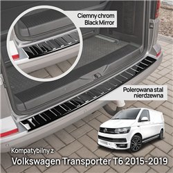 Listwa tylnego zderzaka Volkswagen VW Transporter (T6) 2015-2019 | stal