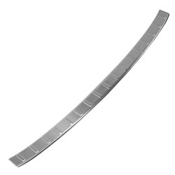 Rear bumper trim for Audi Q3 Sportback Coupe II (F3) 2019- | Silver steel