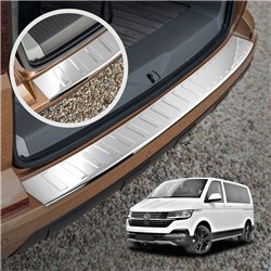 Rear bumper trim for Volkswagen VW Caravelle (T6.1) 2019-2023 | steel