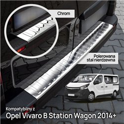 Listwa tylnego zderzaka do Opel Vivaro B (X82) 2014-2019 | stal
