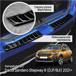 Listwa tylnego zderzaka Dacia Sandero Hatchback III Stepway 2021- | stal