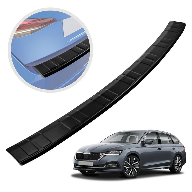 Rear bumper trim Skoda Octavia Station Wagon IV RS Kombi 2020-2023 | steel