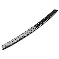 Rear bumper trim for BMW X3 (G01) PRE-FL 2017-2021 | steel Piano