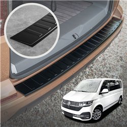 Rear bumper trim for Volkswagen VW Multivan (T6.1) 2019-2022 | Black steel