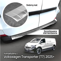 Rear bumper trim for Volkswagen VW Transporter (T7) 2025- | Silver steel