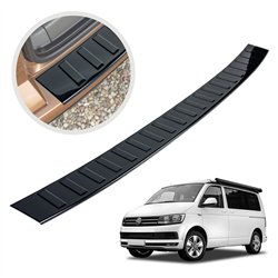 Rear bumper trim for Volkswagen VW California (T6) 2015-2019 | steel Piano