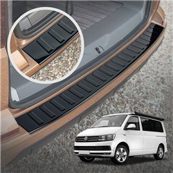 Rear bumper trim for Volkswagen VW California (T6) 2015-2019 | steel Piano