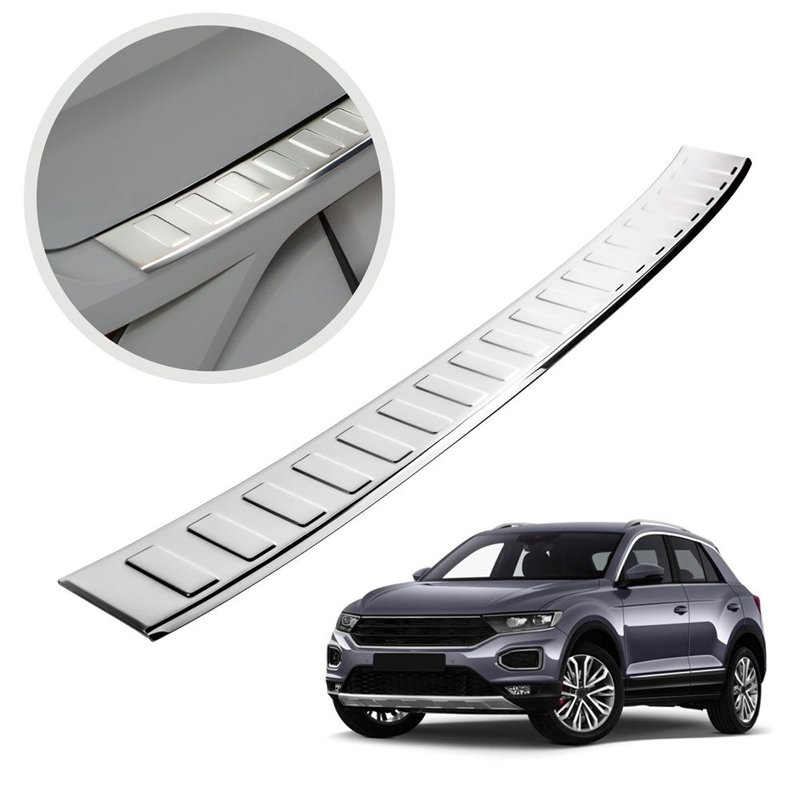 Rear bumper trim for Volkswagen VW T-Roc I (A11/D11) 5D 2017-2025 | steel