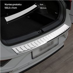 Rear bumper trim for Volkswagen VW T-Roc I (A11/D11) 5D 2017-2025 | steel