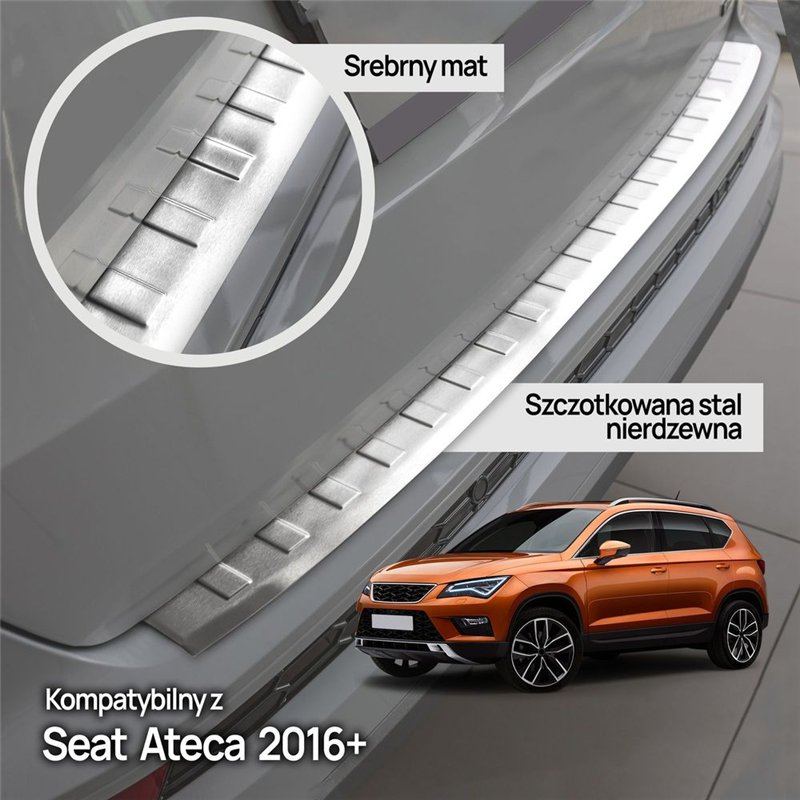 Listwa tylnego zderzaka do SEAT Ateca I (KH7 | 5FP) 2016- stal