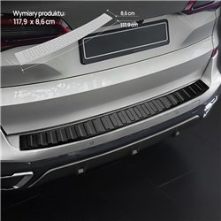 Rear bumper trim for BMW X5 (G05) M-Paket 2018- | Black steel Powder-coated