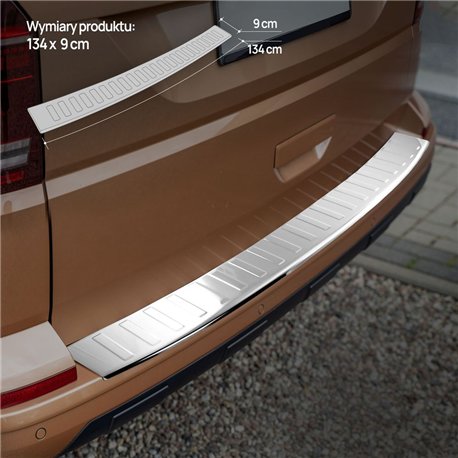 Rear bumper trim for Volkswagen VW Transporter (T6.1) 2019-2023 | steel