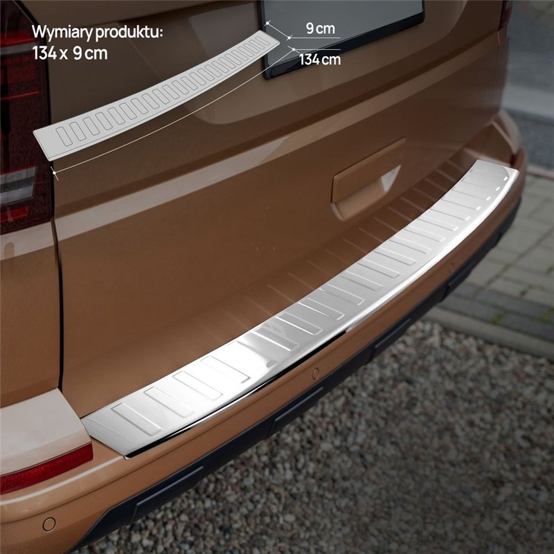 Rear bumper trim for Volkswagen VW Transporter (T6.1) 2019-2023 | steel
