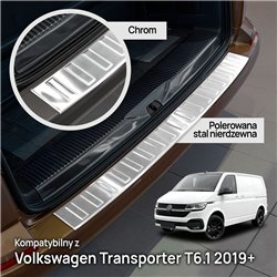 Listwa tylnego zderzaka Volkswagen VW Transporter 2019-2023 | stal