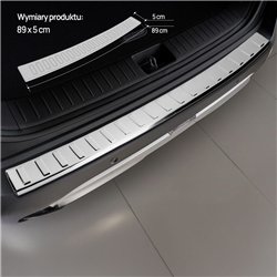 Rear bumper trim for SEAT Arona I (KJ) 2017- | Chrome steel Polished