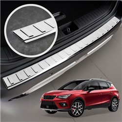 Rear bumper trim for SEAT Arona I (KJ) 2017- | Chrome steel Polished