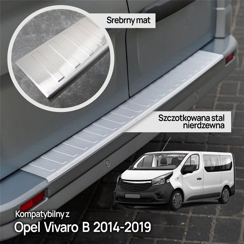Listwa tylnego zderzaka do Opel Vivaro B (X82) 2014-2019 | stal