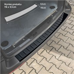 Rear bumper trim for Volkswagen VW California (T5) 2003-2015 | steel Piano