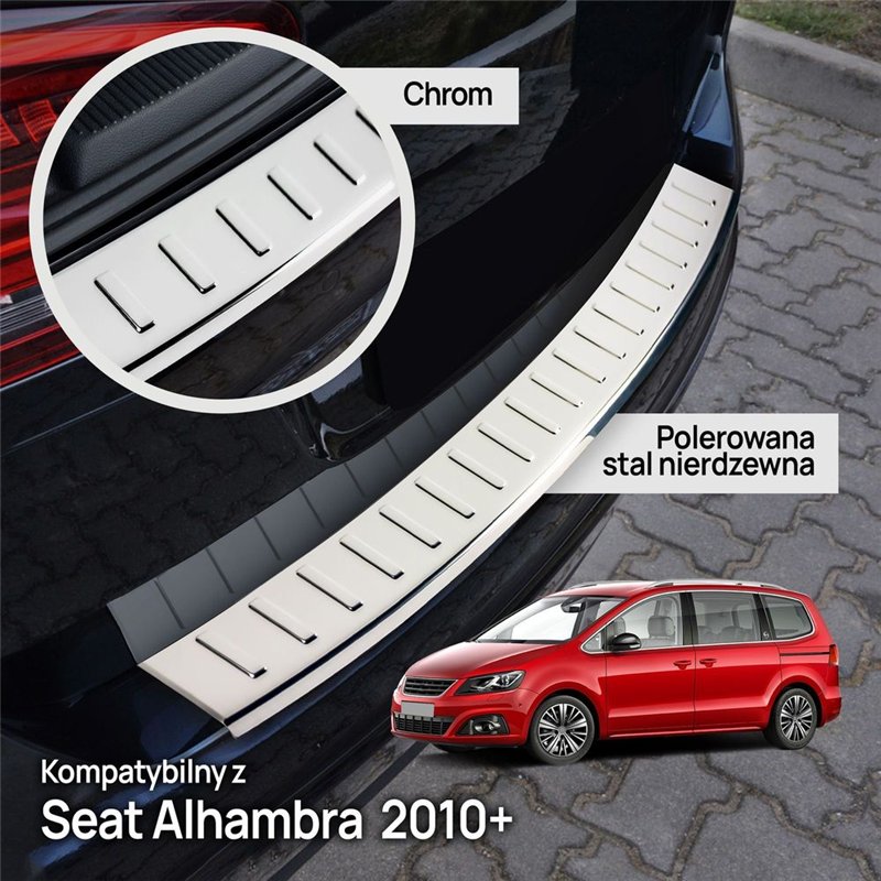 Listwa tylnego zderzaka do SEAT Alhambra II (7N) 2010-2022 | stal