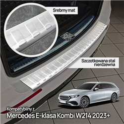 Rear bumper trim Mercedes E-Class Station Wagon (S214) Kombi 2023- | steel