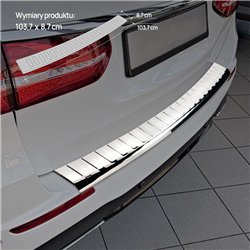 Rear bumper trim Mercedes E-Class Station Wagon S213 Kombi 2016-2023 steel