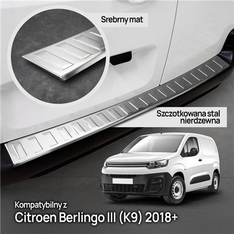 Listwa tylnego zderzaka do Citroen Berlingo III (K9) 2018- | stal