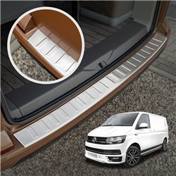 Rear bumper trim for Volkswagen VW Transporter (T6) 2015-2019 | steel