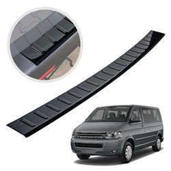 Rear bumper trim for Volkswagen VW Caravelle (T5) 2003-2015 | steel Piano