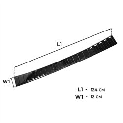 Listwa tylnego zderzaka do Peugeot e-Partner I (K9) 2021- | stal