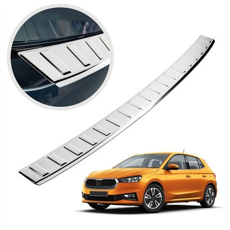 Listwa tylnego zderzaka Skoda Fabia Hatchback IV 5D 2021- | stal