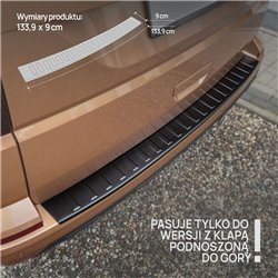 Rear bumper trim for Volkswagen VW Transporter (T6.1) 2019-2023 | steel