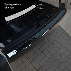 Rear bumper trim for Ford Tourneo Connect III 2022- steel Piano