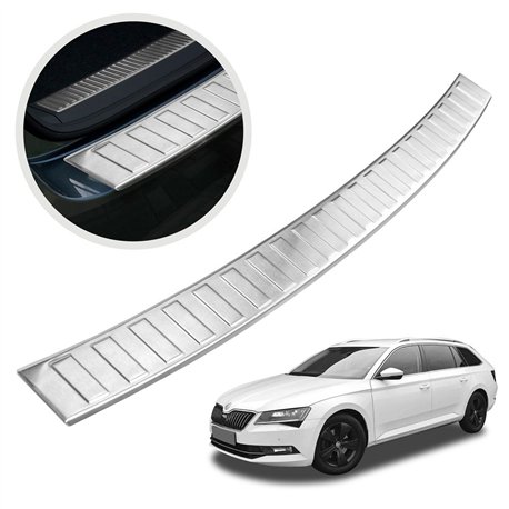 Listwa tylnego zderzaka Skoda Superb Kombi III PRE-FL 2015-2019 stal