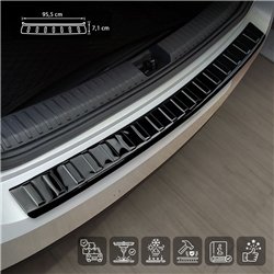 Listwa tylnego zderzaka Skoda Fabia Hatchback IV 5D 2021- | stal