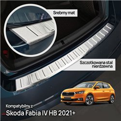 Listwa tylnego zderzaka Skoda Fabia Hatchback IV 5D 2021- | stal