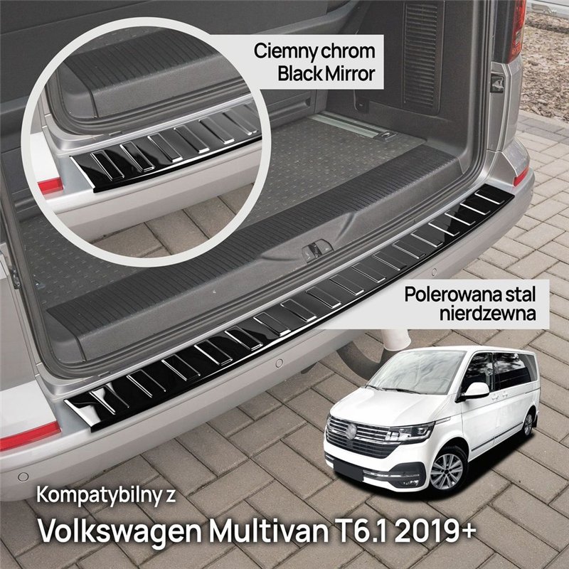 Listwa tylnego zderzaka Volkswagen VW Multivan 2019-2022 | stal