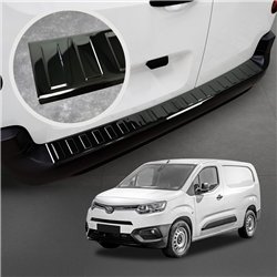 Rear bumper trim for Toyota Proace City I (E/K9) 2020- | steel Piano