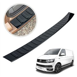 Rear bumper trim for Volkswagen VW Transporter (T6) 2015-2019 | steel Piano