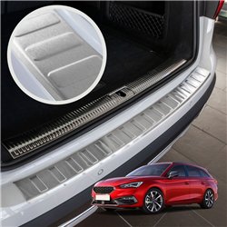 Rear bumper trim SEAT Leon Sportstourer Station Wagon IV Kombi 2020- steel