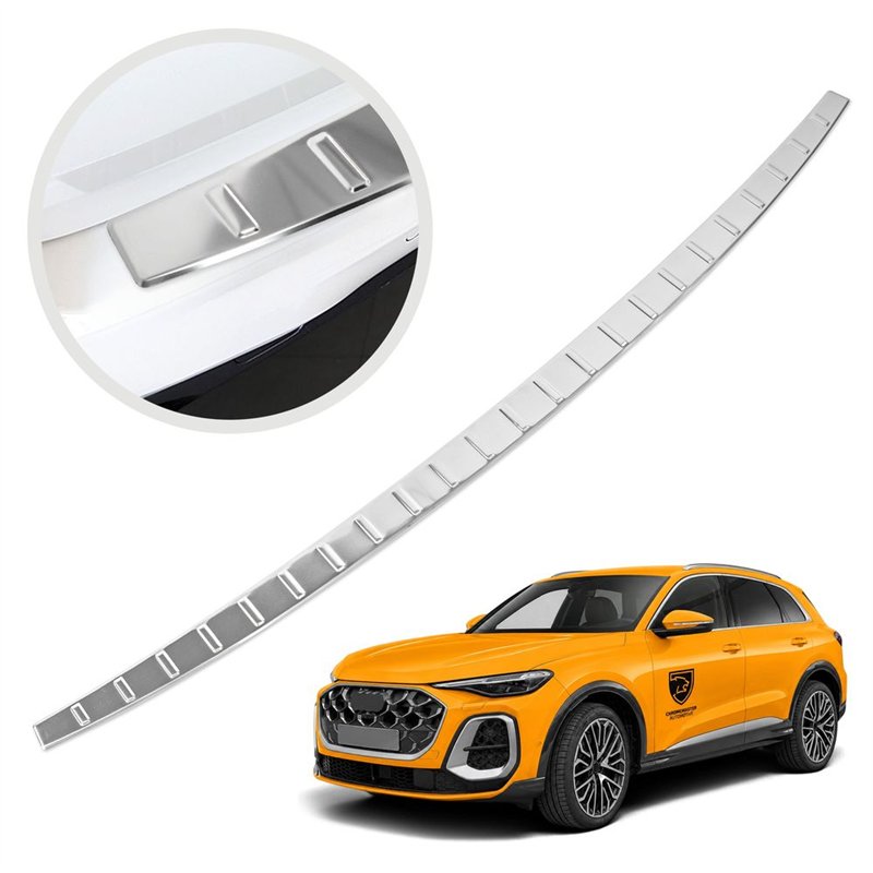 Listwa tylnego zderzaka do Audi Q5 III (GU) 2025- | Chrom stal
