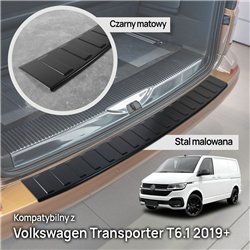 Rear bumper trim for Volkswagen VW Transporter (T6.1) 2019-2023 | steel