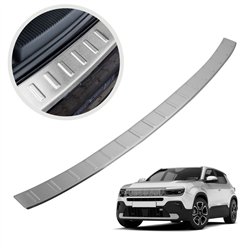 Rear bumper trim for Jeep Avenger I (FH1) 2023- | Silver steel Brushed