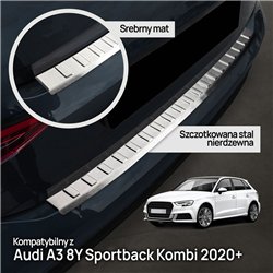 Listwa tylnego zderzaka Audi A3 Sportback Hatchback IV 5D 2020- | stal