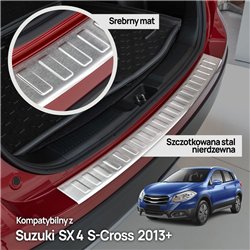Rear bumper trim for Suzuki SX4 S-Cross II (JY) PRE-FL 2013-2021 | steel