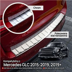 Listwa tylnego zderzaka do Mercedes GLC (X253) 2015-2022 | stal