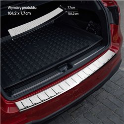 Listwa tylnego zderzaka do Mercedes GLC (X253) 2015-2022 | stal