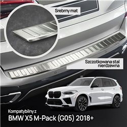 Listwa tylnego zderzaka do BMW X5 (G05) M-Paket 2018- | stal