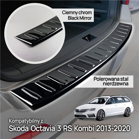 Listwa tylnego zderzaka Skoda Octavia Kombi III RS 2013-2020 | stal