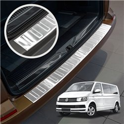 Rear bumper trim for Volkswagen VW Caravelle (T6) 2015-2019 | Chrome steel