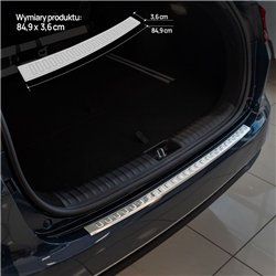 Rear bumper trim KIA Ceed Sportswagon Station Wagon III Kombi 2018- | steel